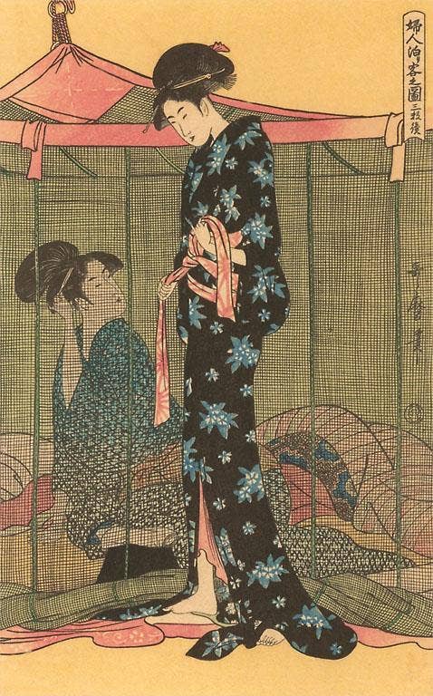 Found Image Press - Wholesale Postcard - Postcard JN-52 Japanese Woodblock, Geishas0