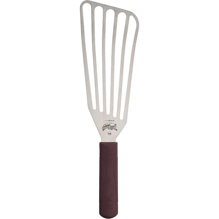 Hell's Handle, Large Fish Turner/Spatula, left Handed, 4"x9" for wholesale by Barfly Mixology Gear & Mercer Culinary