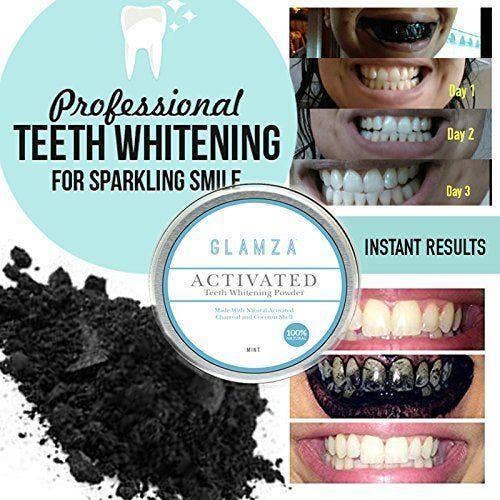 My Wholesale Warehouse - Wholesale Teeth Whitener - Glamza Teeth Whitening Charcoal 50g5