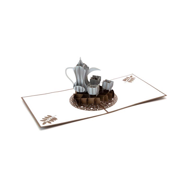 Arabic Teapot -
3D Pop Up Abra Card for wholesale by Abra Cards