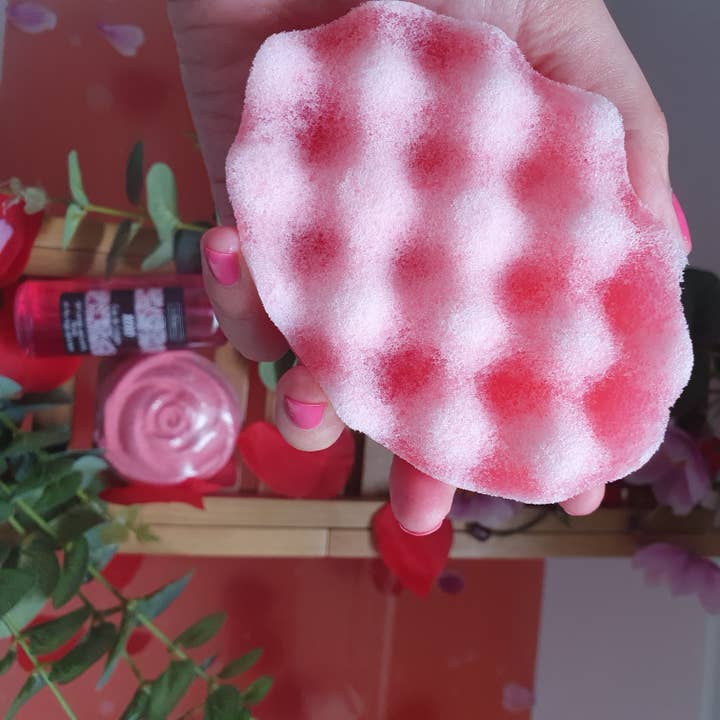 The Soap Story - Wholesale Bath pouf/sponge - XOXO Soap Sponge1