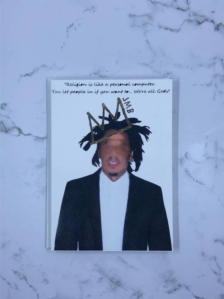 J Basquiat Fødselsdagskort for engroshandel hos D. Johnson & Co Greetings