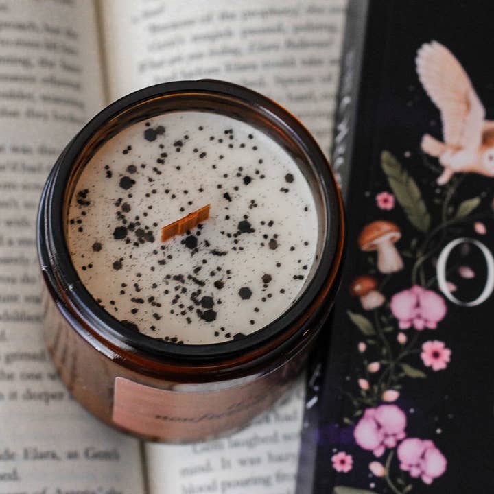 Lit Fiction Co. - Wholesale Jar/Filled Candle - It's Too Nonfictiony Outside | Book Themed Candle2