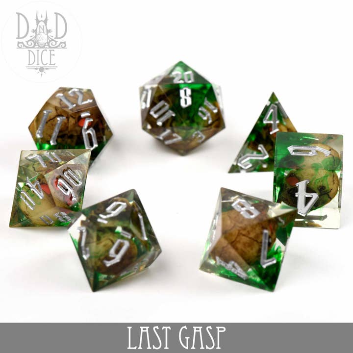 DNDDICE.COM - Wholesale Dice - Last Gasp (Handmade)