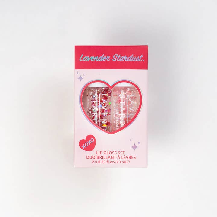 Lavender Stardust - Wholesale Lip Gloss - Lavender Stardust Sweetheart Roll on Lip Gloss Set 2
