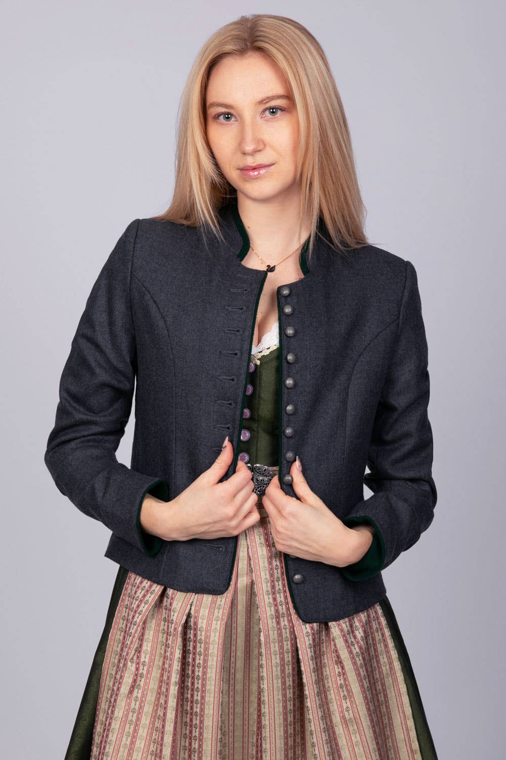 Edelnice Trachtenmode GmbH & Co. KG - Wholesale Jacket - Women's - Traditional Jacket Simone Anthracite0
