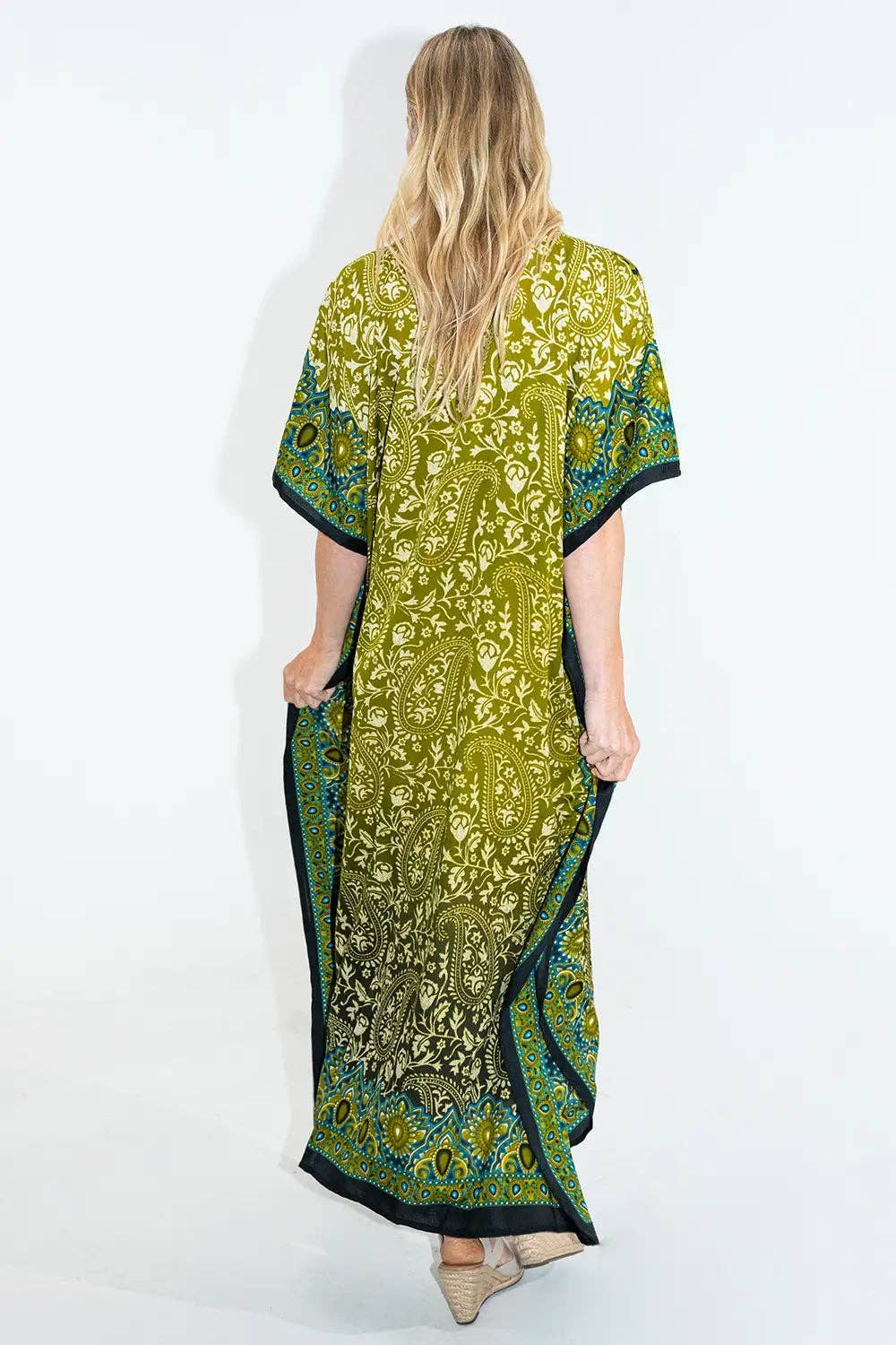 Miss Lavish London - Wholesale Kaftan - Women's - Women Long Kaftan Summer Caftan Dress, 4 Colors S-3XL, 10111