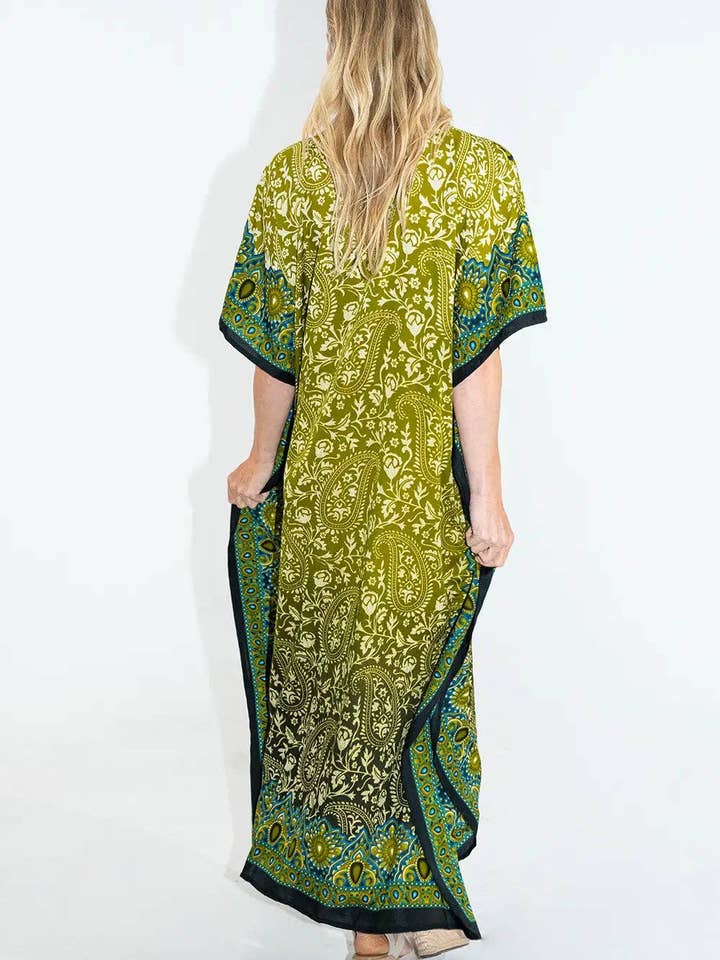 Miss Lavish London - Wholesale Kaftan - Women's - Women Long Kaftan Summer Caftan Dress, 4 Colors S-3XL, 10111