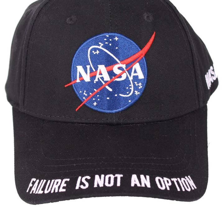 COTTON DIVISION - Wholesale Baseball Cap - Unisex - NASA Hat - Failure Is Not An Option4