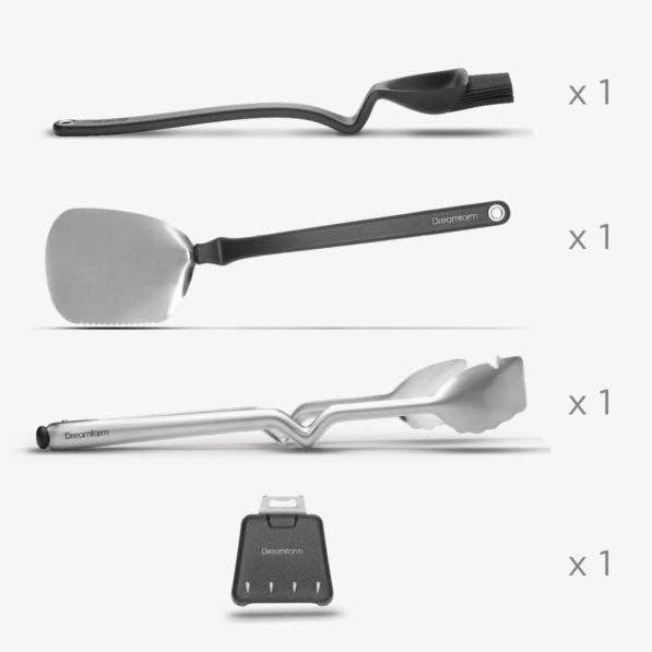 Forma House Ireland – wholesale Outdoor grill tools – Dreamfarm - Set of BBQ Grill Tools1