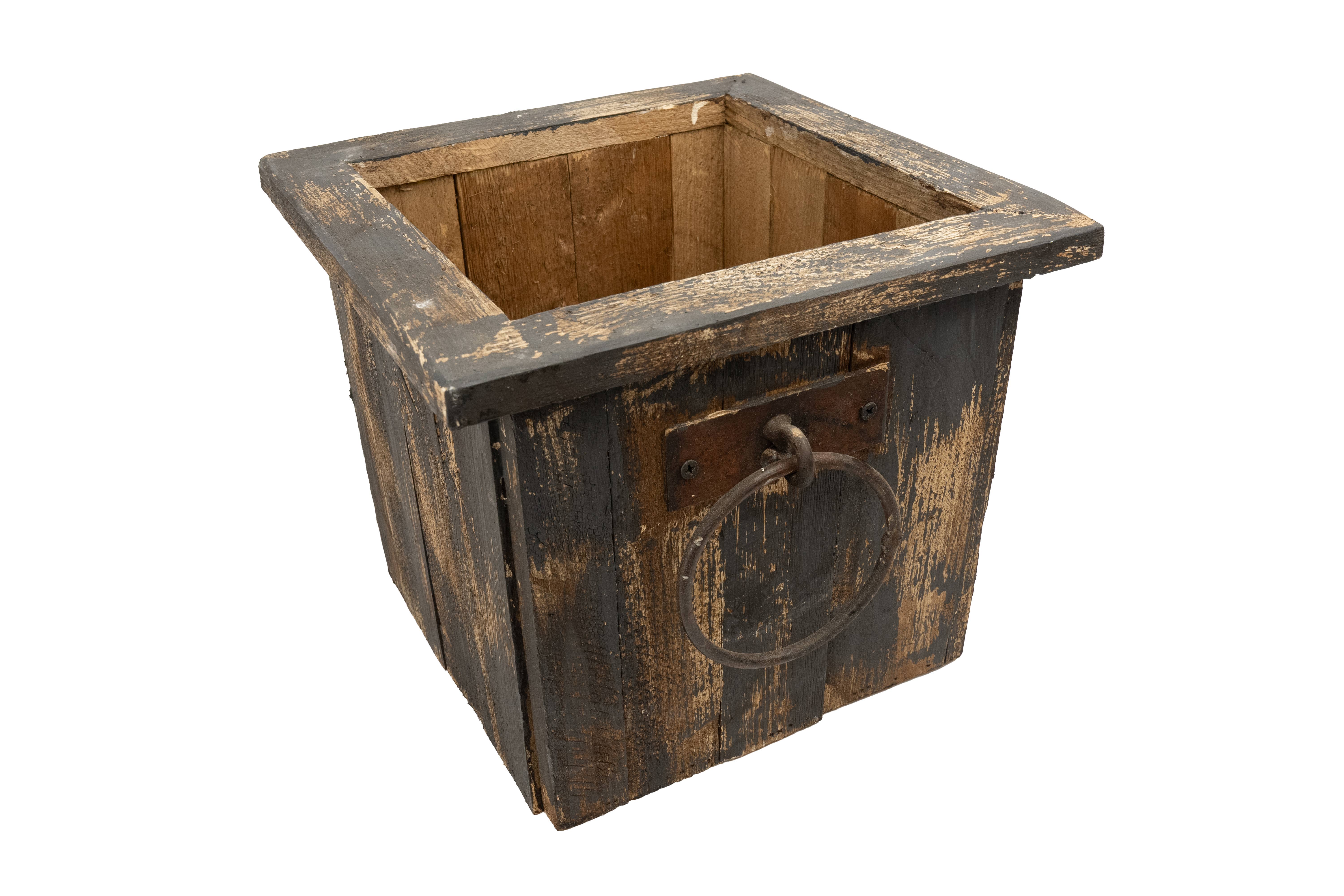 My Amigos Imports - Wholesale Planter Box - Gardner Rustic Wooden Square-Planter-11x11x10H-Garden Decor6