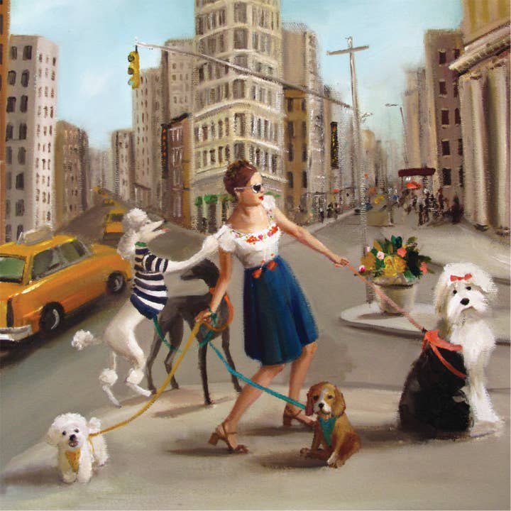 New York Puzzle Company - Wholesale Puzzle - Adult - Pets in the City - 500 Piece Jigsaw Puzzle