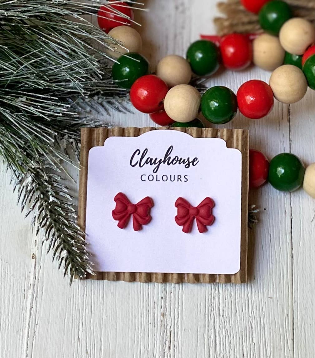Clayhouse Colours - Wholesale Stud/Post Earrings - Christmas Stud Earrings4