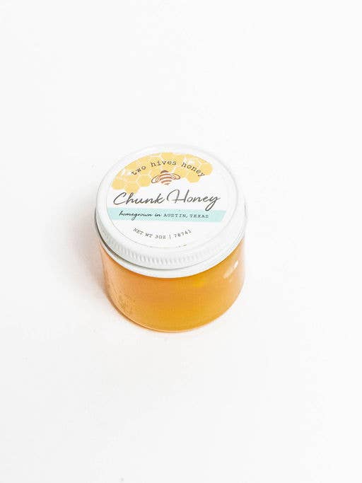 Mini Chunk Honey, 3 oz for wholesale by Two Hives Honey