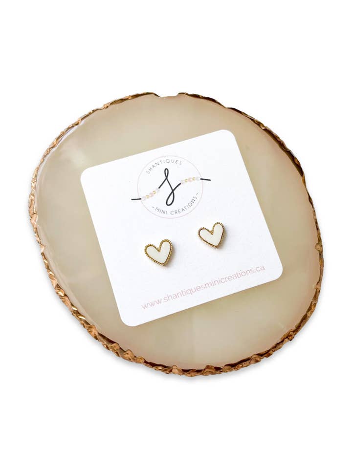 Brincos - Corações Abstratos por atacado de Shantiques Mini Creations