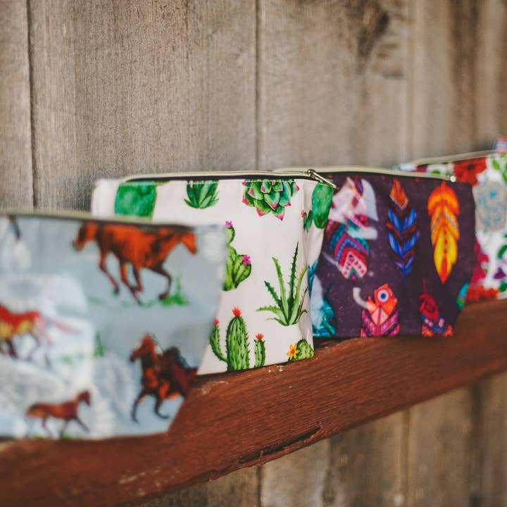 My Favorite Chicken - Wholesale Makeup/Cosmetic Bag - Fluffy Layers™ Farm Country Girl Fashion PVC Cosmetic Bag6