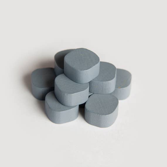 10 Stone/Ore Token Set (10 Wooden Tokens) for wholesale by Mayday Games