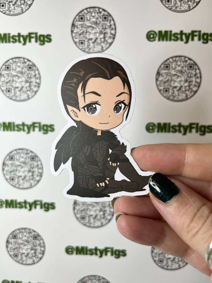Autocollant en vinyle - Chibi Vax Critical Role pour la vente par Misty Figs
