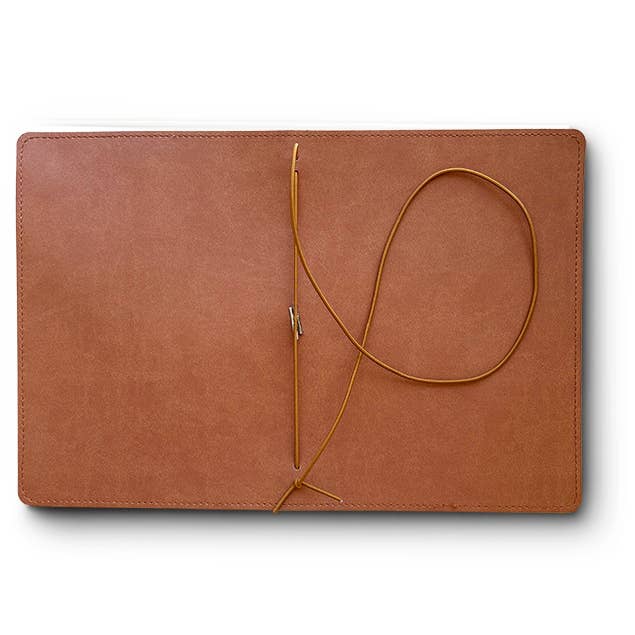 Friend Notebook - Wholesale Journal cover - Refillable Notebook Folio - Saddle Brown1