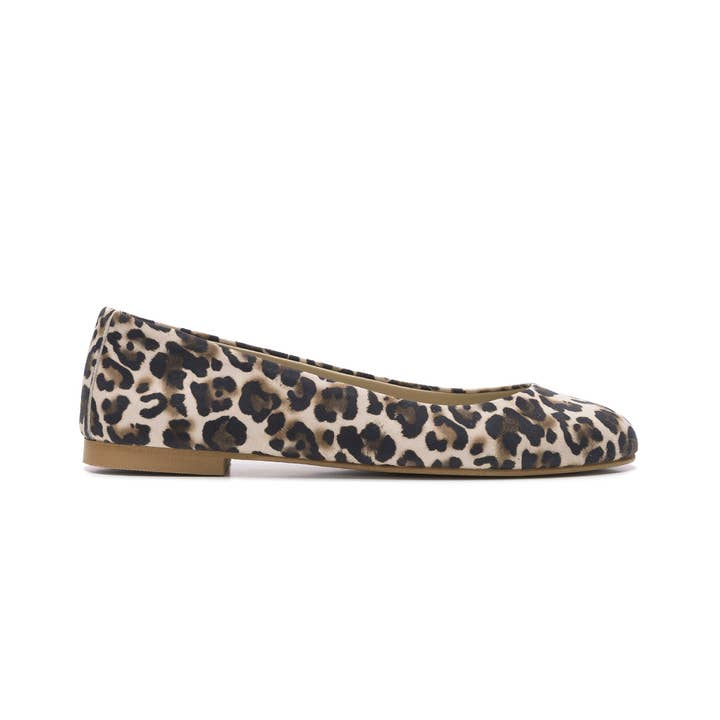 Leopard Suede Ballerina for wholesale by Deisidro