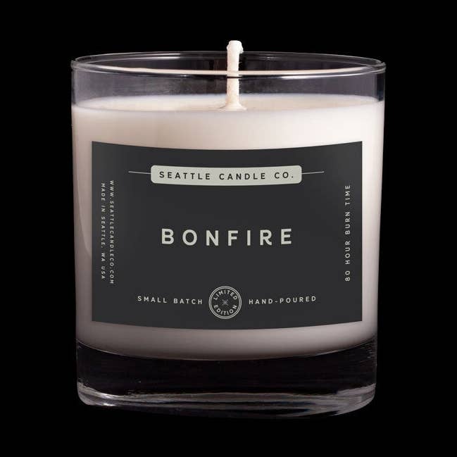 Bonfire for wholesale by Seattle Candle Company