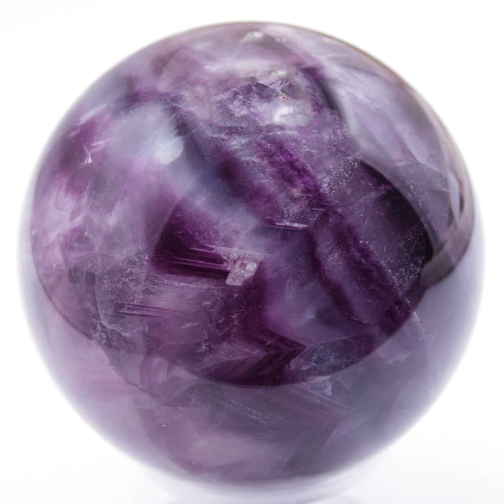 Tiny Rituals - Wholesale Spiritual Stone/Crystal - Rare Rainbow Fluorite Spheres - AAA Premium Quality128