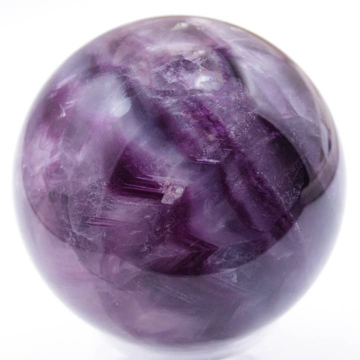 Tiny Rituals - Wholesale Spiritual Stone/Crystal - Rare Rainbow Fluorite Spheres - AAA Premium Quality128