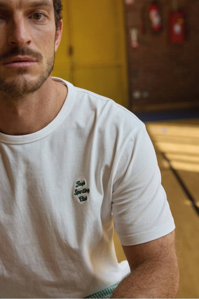 JAQK - Wholesale T-Shirt - Men's - Rafael White Cotton T-shirt1