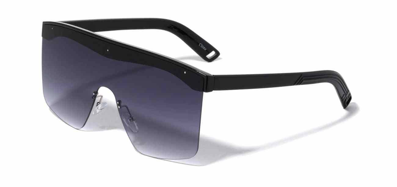 Sunrayzz Imports - Wholesale Sunglasses - Unisex - Rimless One Piece Shield Lens Shades p67182