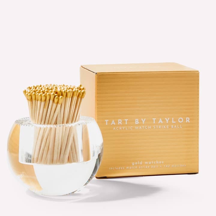 Tart By Taylor - Wholesale Matches - Round Match Striker | Gold Matches1