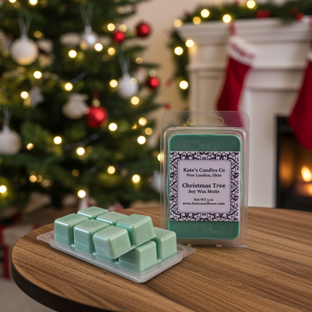 Kate's Candles co – wholesale Wax melt – Christmas Tree Soy Wax Melts0