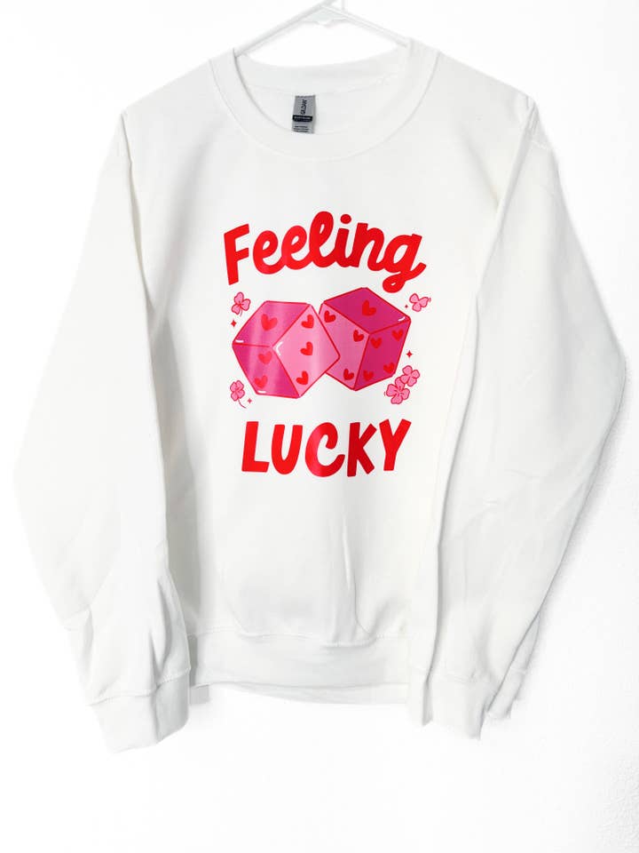 Lucky Dice Sweatshirt for wholesale by Peached Pups