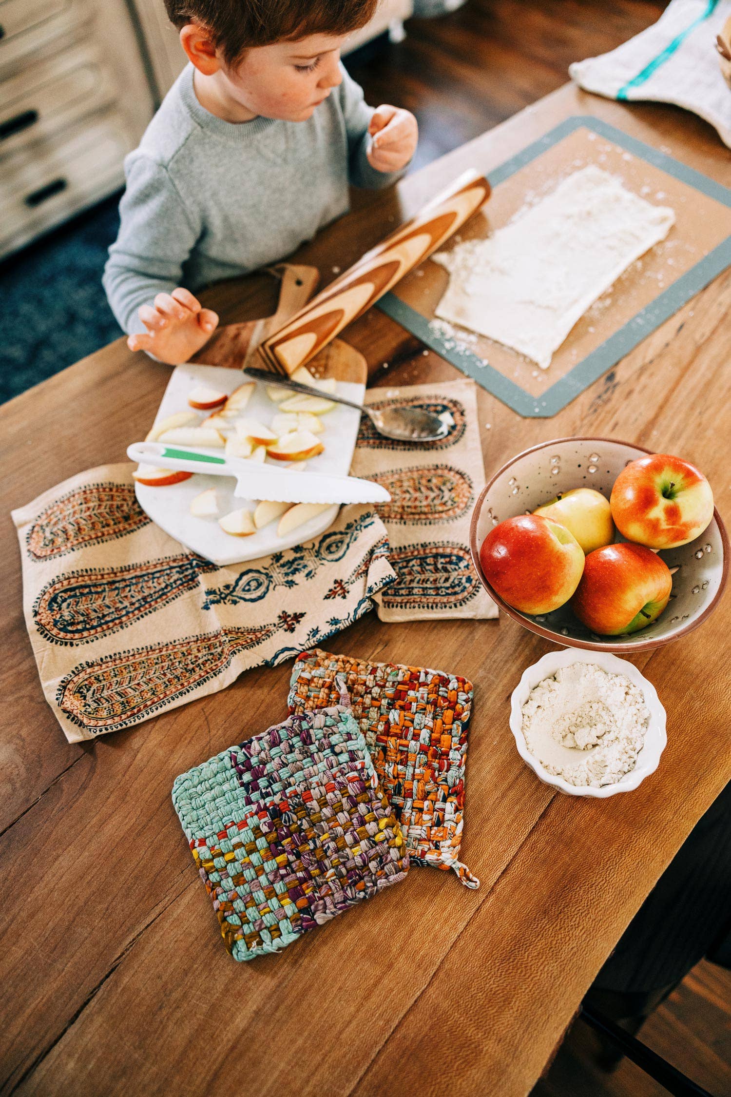 Ten Thousand Villages - Vente Gants de cuisine/maniques - Village Sari Tapis chaud1