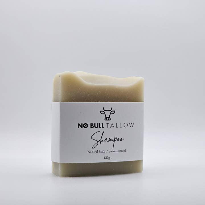Tallow Shampoo Bar 4oz / 120g for wholesale by No Bull Tallow