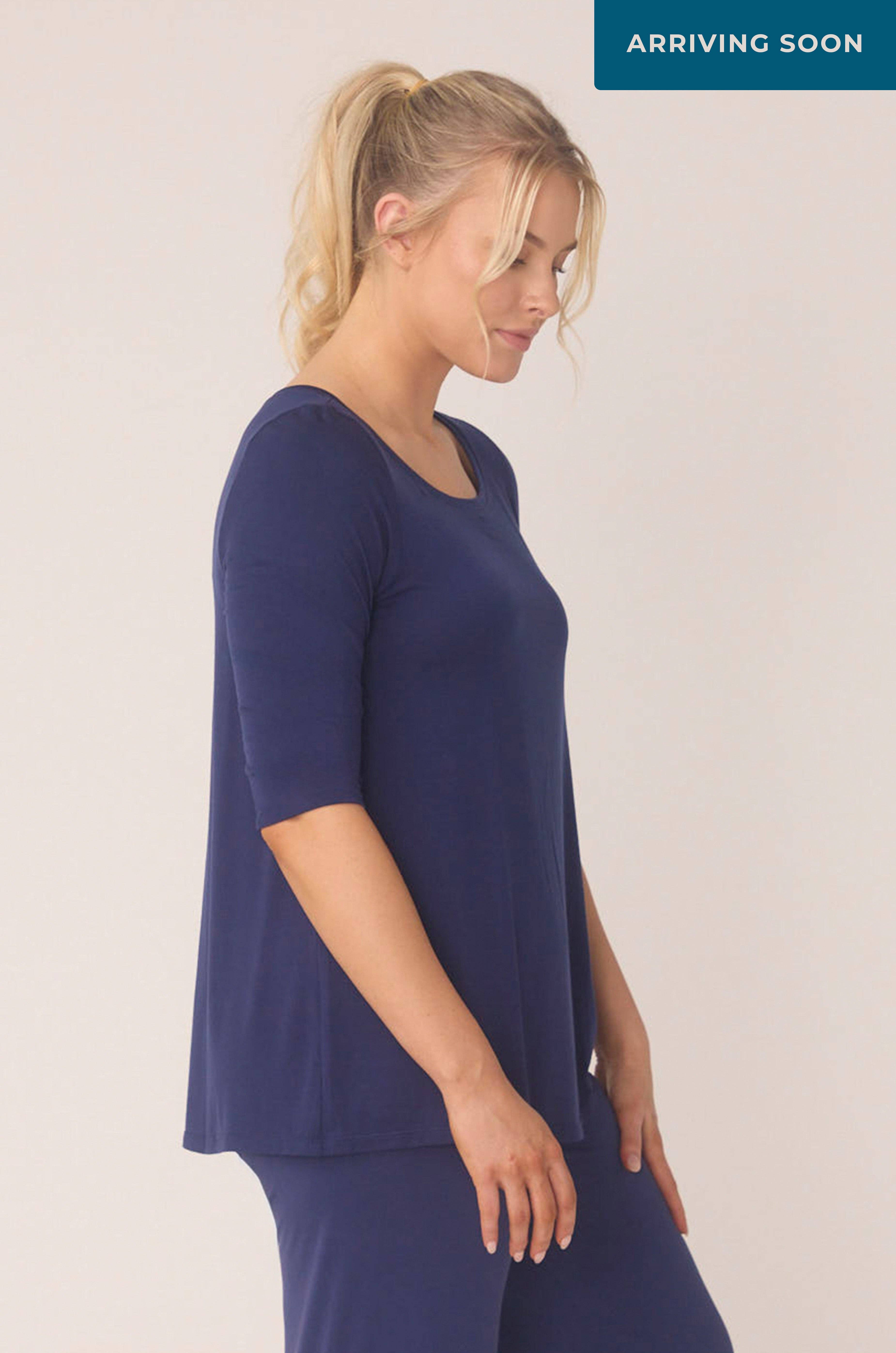 Bella Bodies Australia - Wholesale T-Shirt - Women's - BioLuxe™ Half Sleeve Swing T-Shirt2