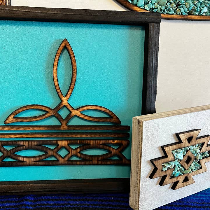 Twisted Iron Wholesale - Wholesale Wall Accent - Boot Stitch Decor0