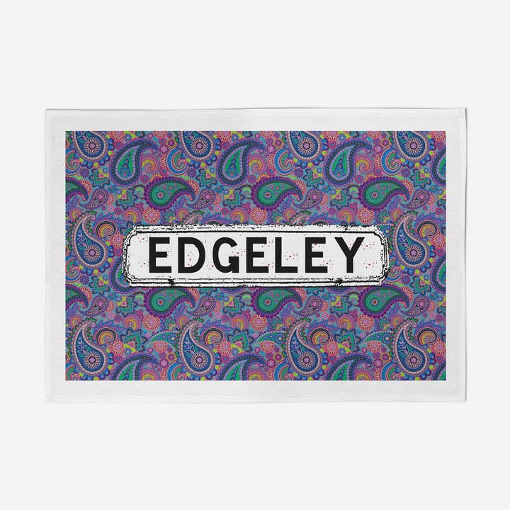 Lila Paisley Kökshandduk för wholesale av tinned snail