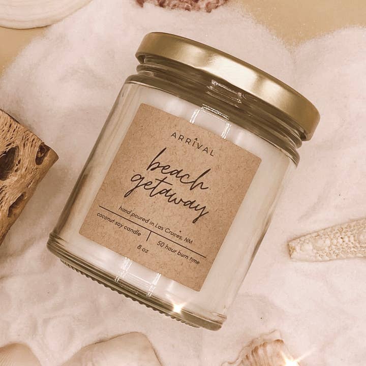 Beach Getaway for wholesale by Arrival Candle Co