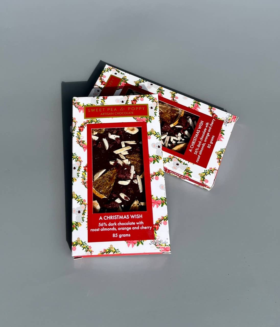 Sweet Pea & Poppy - Wholesale Chocolate - A Christmas Wish Artisan Chocolate Bar1