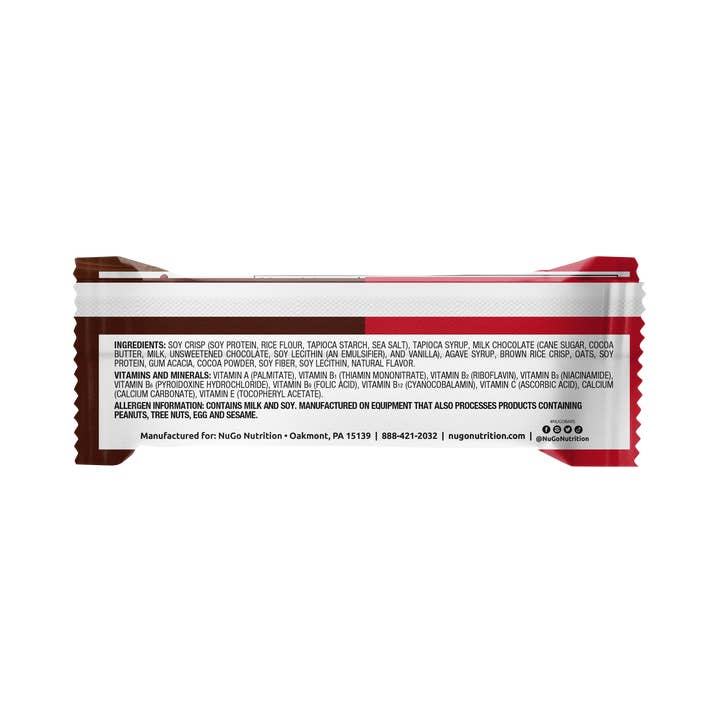 NuGo Nutrition - Wholesale Snack Bar - NuGo Original Milk Chocolate Protein Bar2