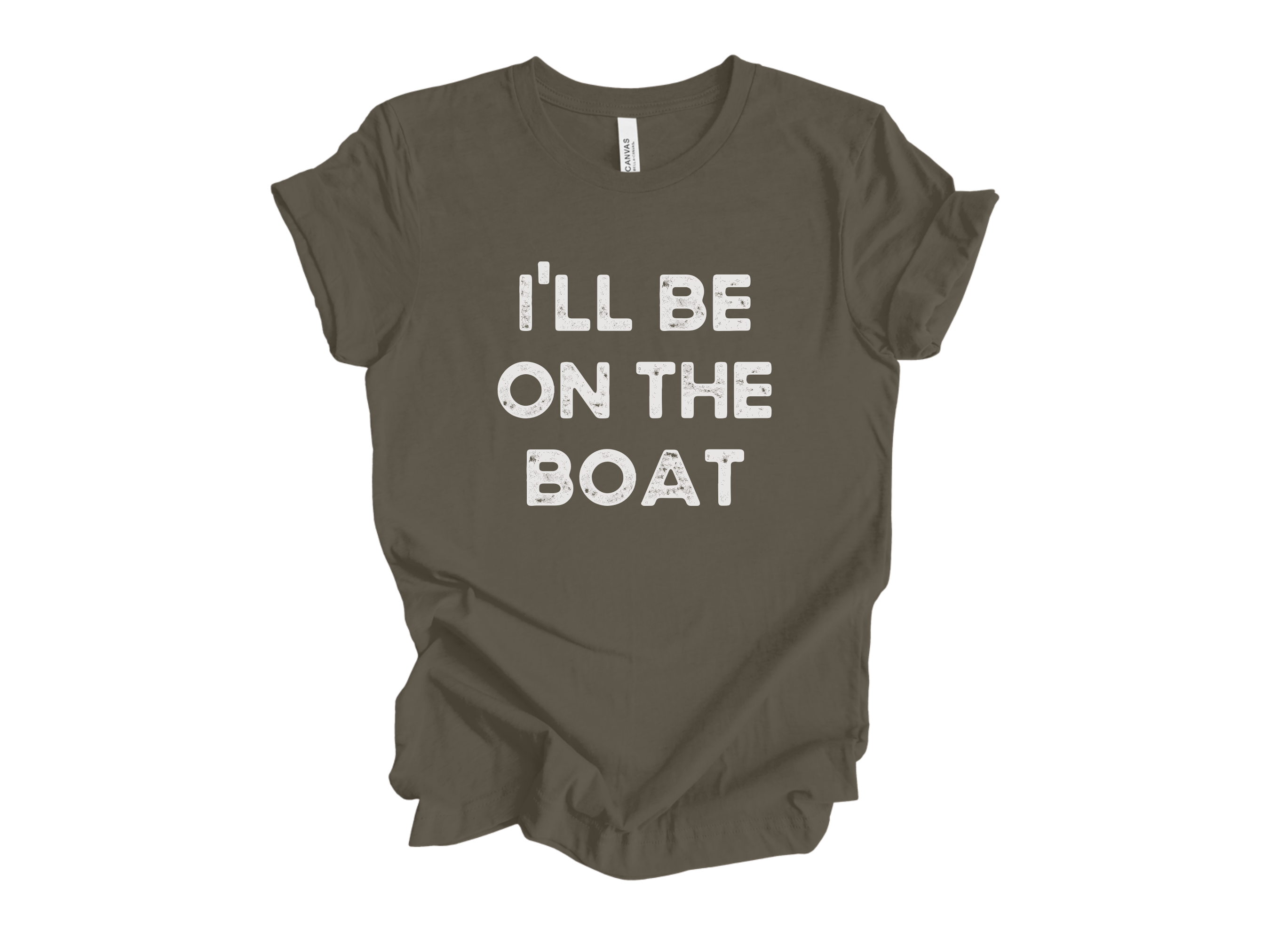 Stiles Tee Co. - Wholesale T-Shirt (Graphic) - Unisex - I'll Be on the Boat Graphic Tee – Vintage Boating Style4