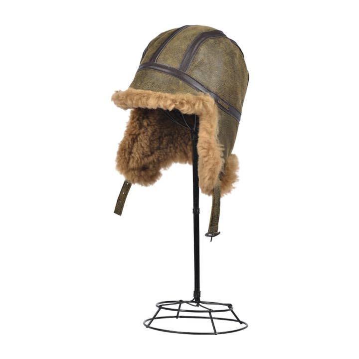 Owen Barry Ltd - Wholesale Trapper/Bomber Hat - Unisex - Sheepskin Trapper Hat | Aviator Flying Hat / Bomber Hat9