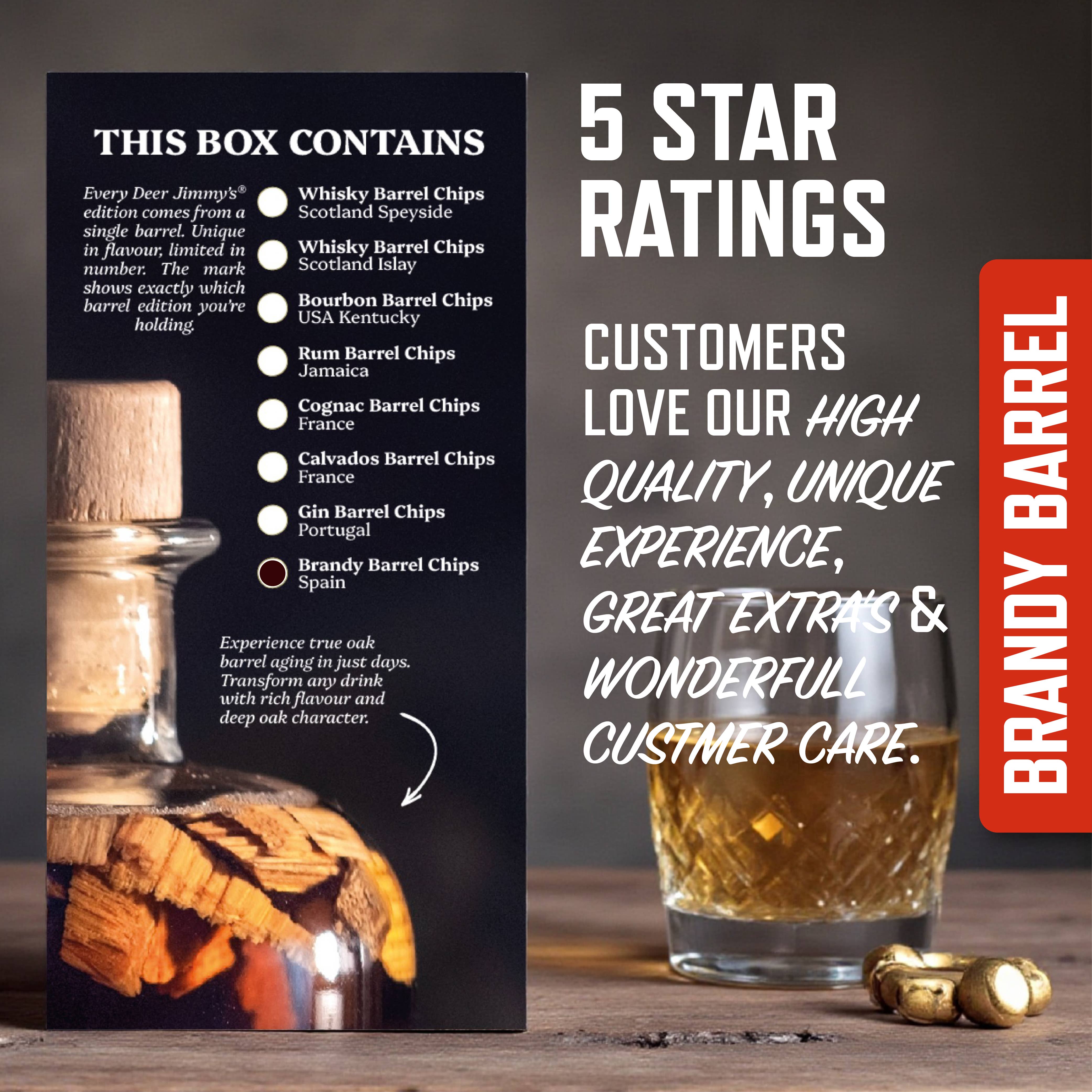 Deer Jimmy's® - Wholesale DIY Drink Kit - Deer Jimmy's® DIY Brandy Gift Set – Brandy Barrels8