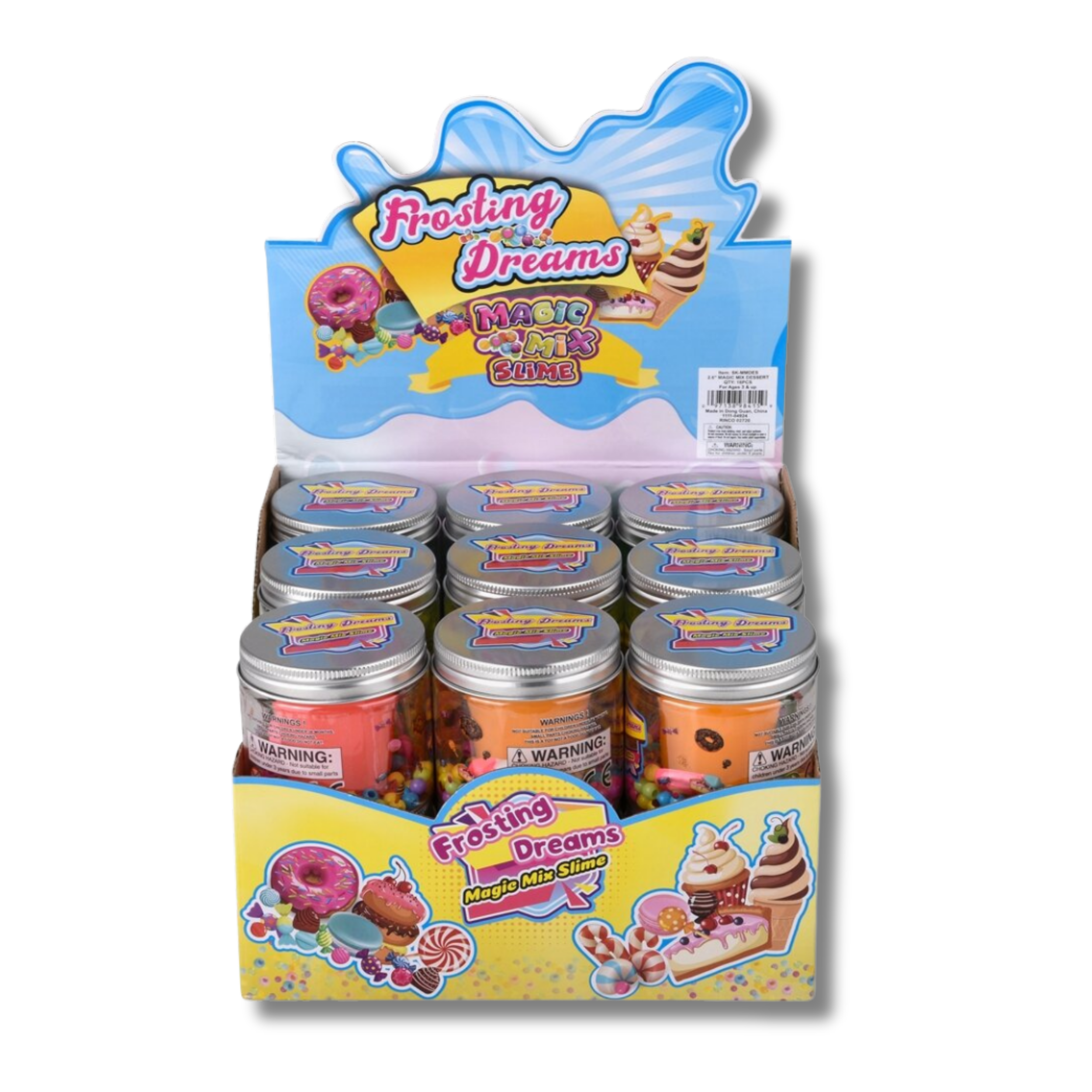 Pagdee Kids Juniors - Venta al por mayor Masilla/limo - Niños - Slime esponjoso con temática de postre decorativo navideño para niños4