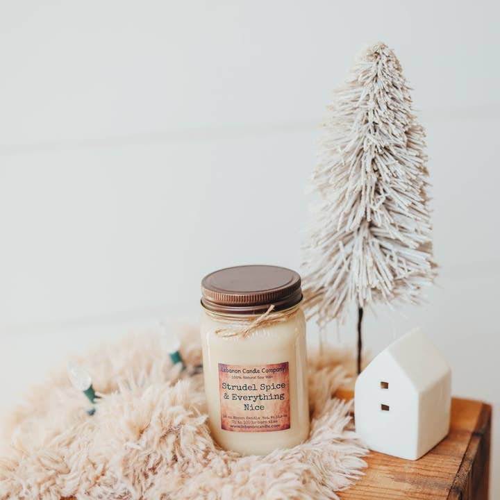Lebanon Candle Company - Wholesale Jar/Filled Candle - Strudel Spice & Everything Nice Candle2