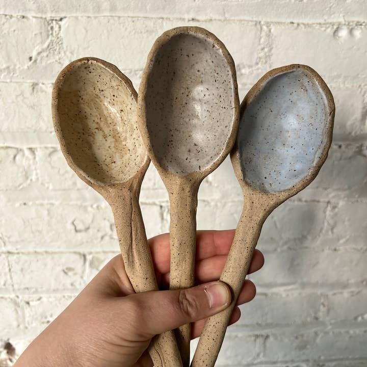 Gina DeSantis Ceramics - Wholesale Serving Utensil - Hand Built Serving Spoons1