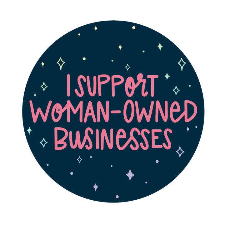 Adesivo holográfico de empresas pertencentes a mulheres por atacado de Little Lovelies Studio