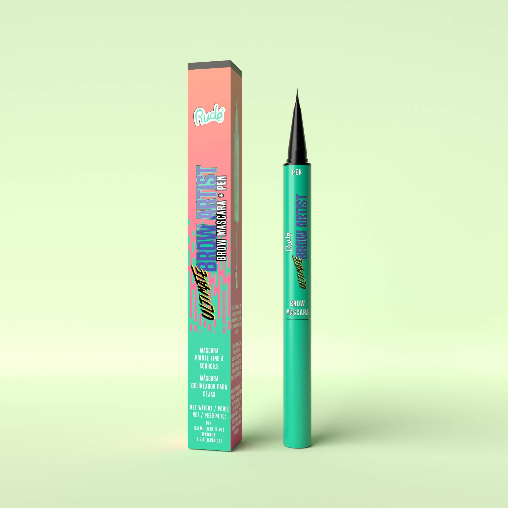 Rude Cosmetics - Wholesale Eyebrow Pencil/Filler - Ultimate Brow Artist Brow Mascara And Pen Display Set5