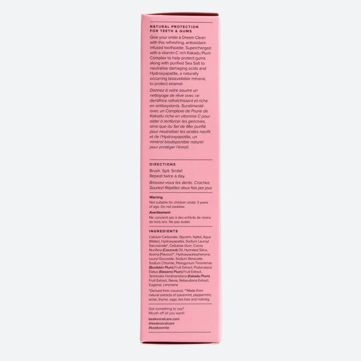 Keeko Australia - Wholesale Toothpaste - Dream Clean Antioxidant Toothpaste