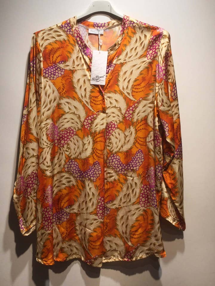 Plus size tunic (L-XL-XXL) for wholesale by Piment rouge 🌶️